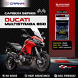CRANK1 CFB181 rear carbon brake pads for Ducati Multistrada 950 2017+