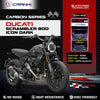 CRANK1 Carbon Brake Pads CFB312 for Ducati Scrambler 800 Icon Dark Rear Brake