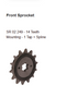 Rolon Brass Chain and Sprocket Kit 14T 45T 112L for KTM 125 Duke HPORC 373NF