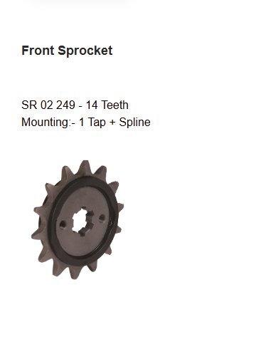 Rolon Brass Chain and Sprocket Kit 14T 45T 112L for KTM 125 Duke HPORC 373NF