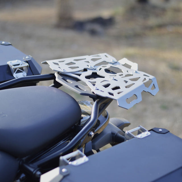Auto Engina Adjustable Top Rack for Royal Enfield Himalayan 450 with SS304 adjustable luggage support for soft bags and hard top boxes