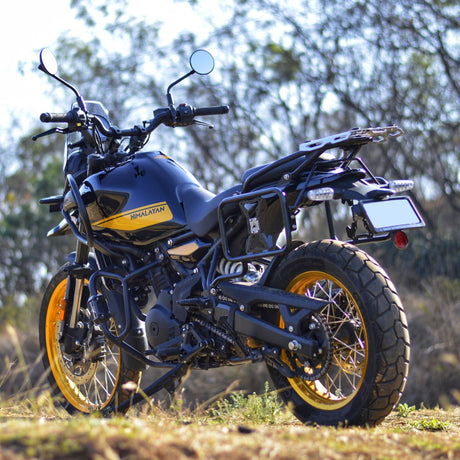 Auto Engina Adjustable Top Rack for Royal Enfield Himalayan 450 with SS304 adjustable luggage support for soft bags and hard top boxes