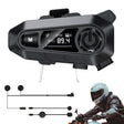 EDYELL A1 Motorcycle Bluetooth Headset Black Color