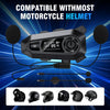 EDYELL A1 Motorcycle Bluetooth Headset Black Color