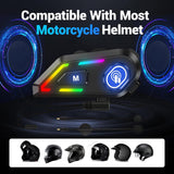 EDYELL C5 Motorcycle Helmet Bluetooth Headset Black