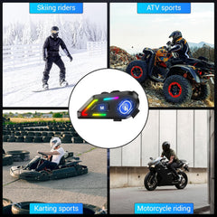 EDYELL C5 Motorcycle Helmet Bluetooth Headset Black
