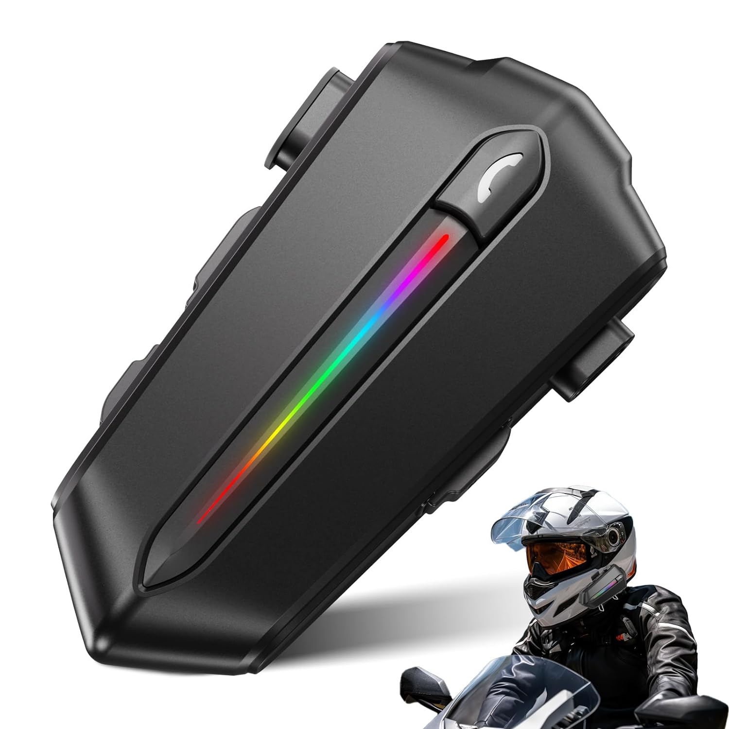 EDYELL C5S Motorcycle Bluetooth Headset Black