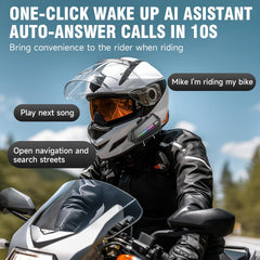 EDYELL C5S Motorcycle Bluetooth Headset Black
