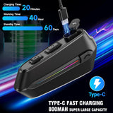 EDYELL C5S Motorcycle Bluetooth Headset Black
