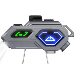 EDYELL C8 Pro Motorcycle Bluetooth Intercom Headset Silver Color