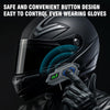 EDYELL C8 Pro Motorcycle Bluetooth Intercom Headset Silver Color