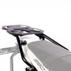 Auto Engina Top Rack and Aluminium Rack Plate for 2026 KTM 390 Enduro R in Gloss Black for carrying soft luggage and tail bags