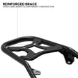Auto Engina Top Rack and Aluminium Rack Plate for 2026 KTM 390 Enduro R in Gloss Black for carrying soft luggage and tail bags