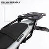 Auto Engina Saddle Stay and Grab Bar for 2026 KTM 390 Enduro R in Gloss Black with soft luggage and saddle bag support
