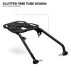 Auto Engina Saddle Stay and Grab Bar for 2026 KTM 390 Enduro R in Gloss Black with soft luggage and saddle bag support