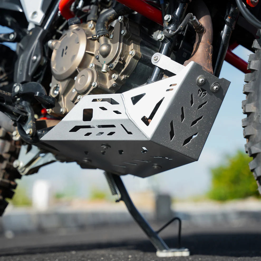Moto Torque Engine Guard Silver for Hero XPulse 210
