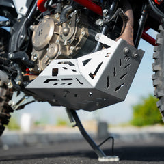 Moto Torque Engine Guard Silver for Hero XPulse 210