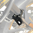 Auto Engina Fog Light Clamp mounted on Royal Enfield Himalayan 450 for secure auxiliary fog lamp installation