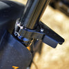 Auto Engina Fog Light Clamp mounted on Royal Enfield Himalayan 450 for secure auxiliary fog lamp installation