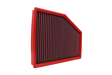 BMC FB351/01 High Performance Washable Air Filter for BMW 525i 530i E60 E61 2005 to 2010 Panel Filter Red