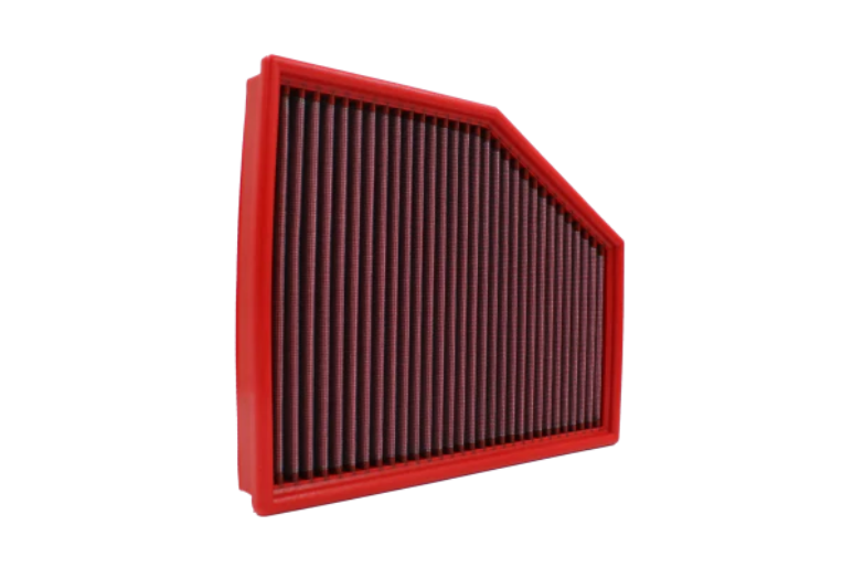 BMC FB351/01 High Performance Washable Air Filter for BMW 525i 530i E60 E61 2005 to 2010 Panel Filter Red