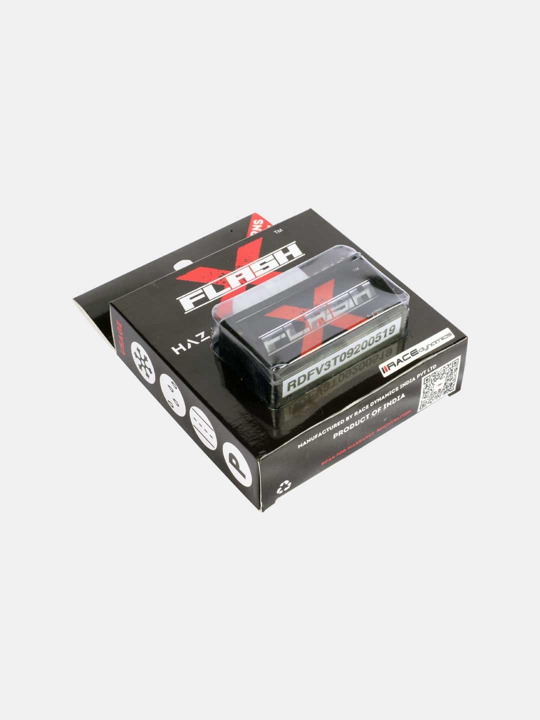 Race Dynamics Flash X hazard module for KTM Adventure 250 BS6 plug and play motorcycle hazard flasher