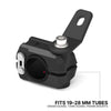 Auto Engina Universal Fit Motorcycle Fog Light Mounts Set with 19mm to 27mm TPU grips and adjustable aluminium brackets