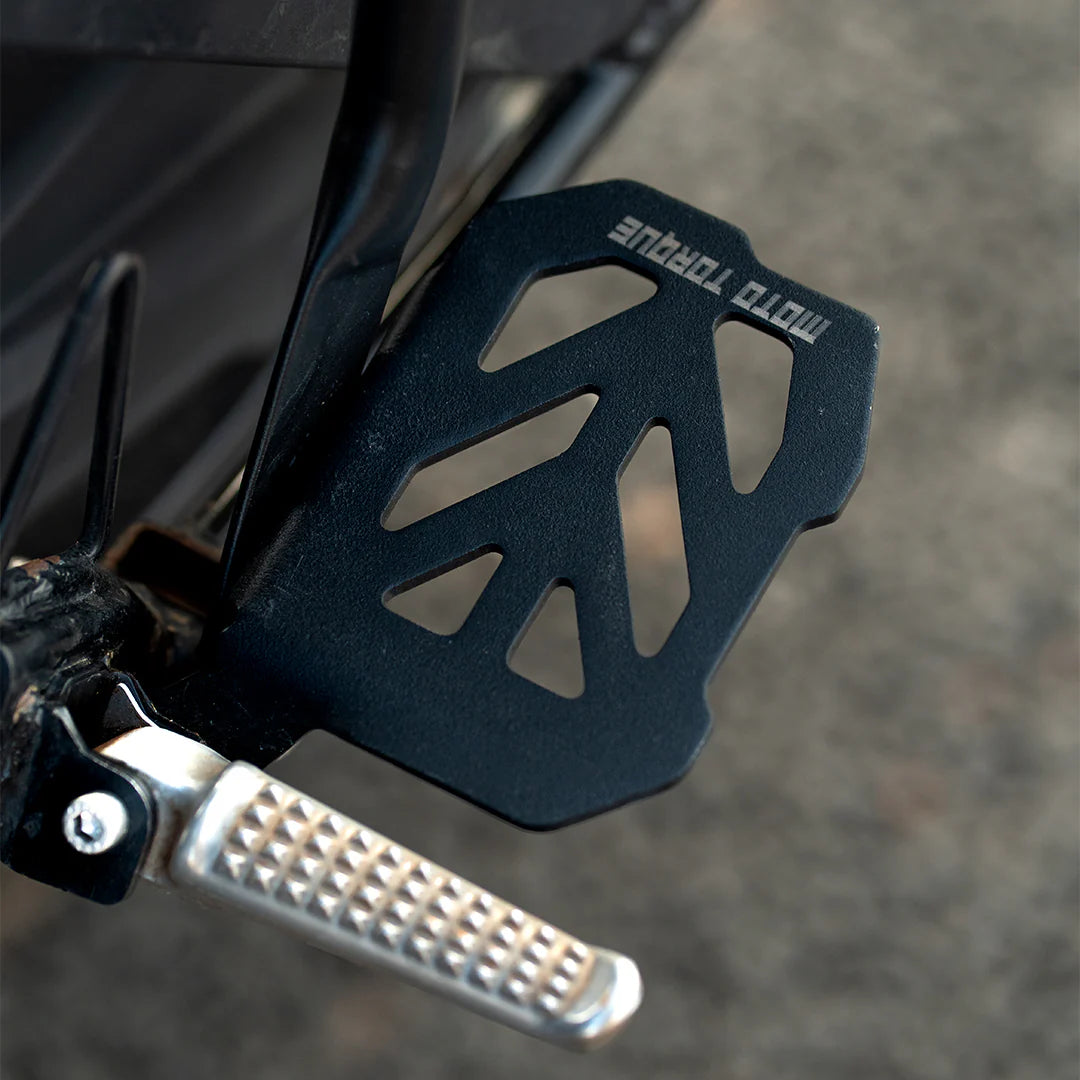 Moto Torque heavy duty foot rest for Honda CB200X rider comfort and touring support accessory