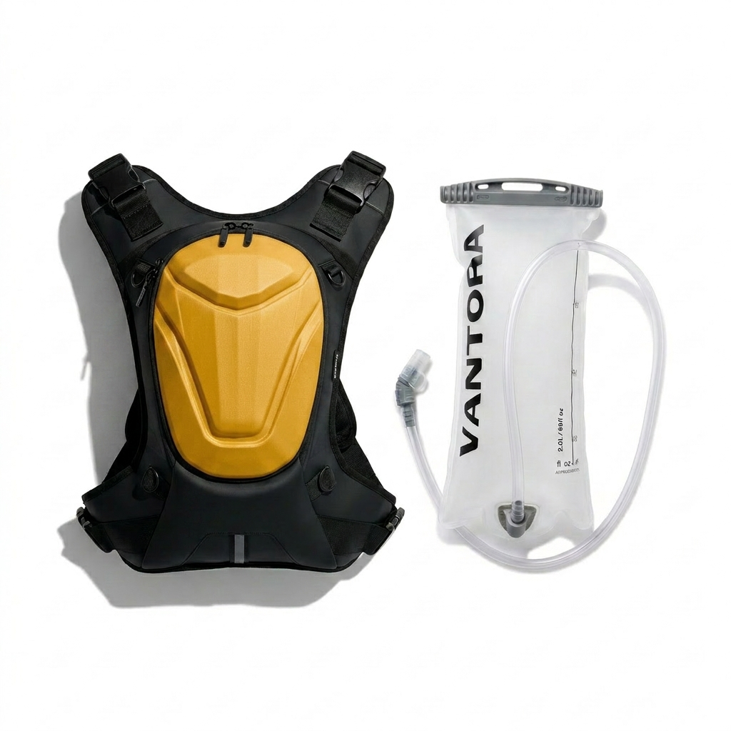 Vantora Flux 10L Hydration Backpack with 2L Water Bladder – Lightweight Hydration Pack for Cycling, Hiking, Running & Motorcycle Riding