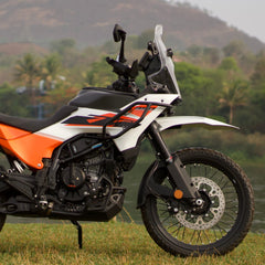 Auto Engina Textured Matte Black Crash Guard for 2025 KTM 390 Adventure R X S with Tank and Engine Protection