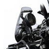 Auto Engina Adjustable GPS Mount installed on Royal Enfield Himalayan 450 motorcycle cockpit