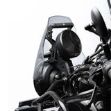 Auto Engina Adjustable GPS Mount installed on Royal Enfield Himalayan 450 motorcycle cockpit