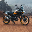 Auto Engina Adjustable GPS Mount installed on Royal Enfield Himalayan 450 motorcycle cockpit