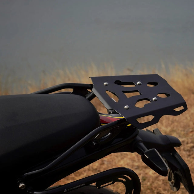 Auto Engina Top Rack Frame and Rack Plate for Royal Enfield Guerrilla 450 Black 14kg Luggage Carrier