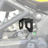Auto Engina Rear Brake Oil Reservoir Cover for Royal Enfield Himalayan 450 in textured matte black finish