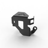Auto Engina Rear Brake Oil Reservoir Cover for Royal Enfield Himalayan 450 in textured matte black finish