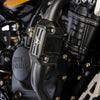 Auto Engina Crash Guard Leg Guard with integrated sliders for Royal Enfield Himalayan 450 in textured black finish