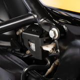 Auto Engina Rear Brake Oil Reservoir Cover for Royal Enfield Himalayan 450 in textured matte black finish