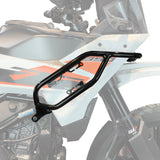 Auto Engina Gloss Black Crash Guard for 2025 KTM 390 Adventure R X S with 22mm Steel Tank and Engine Protection