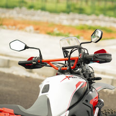 Moto Torque Red Handlebar with Clutch Cable for Hero XPulse 210
