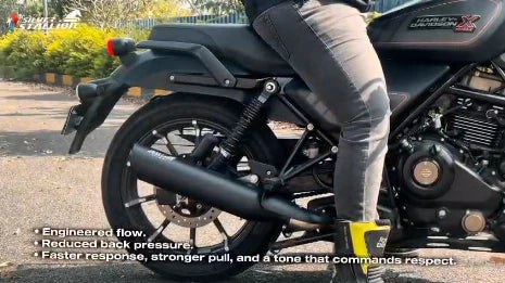Silver Stallion Speed Slip-On Exhaust for Harley-Davidson X440
