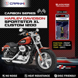 CRANK1 CFB046 carbon front brake pads for Harley Sportster XL Custom 1200 2017