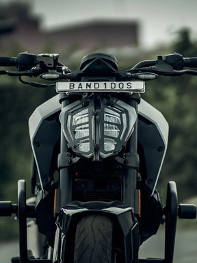 Legundary Custom Venator Headlight Grill for KTM Duke 250 Black Metal Headlight Protector Guard