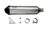 Motowings Trident steel polish exhaust Royal Enfield Interceptor 650 Continental GT 650 slip on performance exhaust