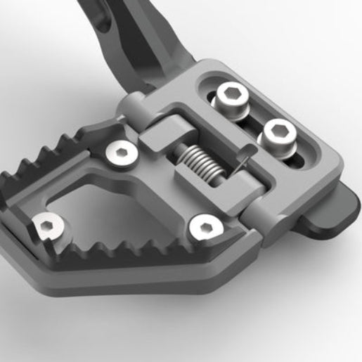 Auto Engina Adjustable Brake Pedal for Royal Enfield Himalayan 450 in premium anodised aluminium finish for improved braking control