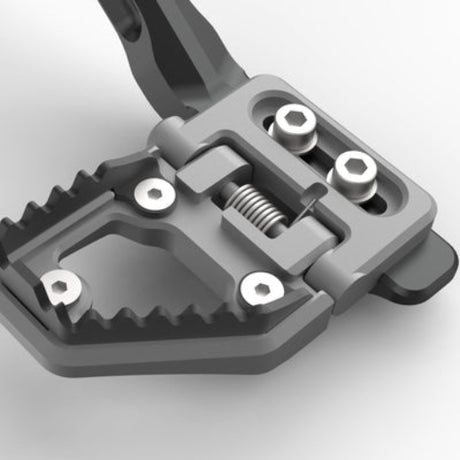Auto Engina Adjustable Brake Pedal for Royal Enfield Himalayan 450 in premium anodised aluminium finish for improved braking control