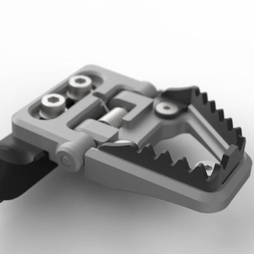 Auto Engina Adjustable Brake Pedal for Royal Enfield Himalayan 450 in premium anodised aluminium finish for improved braking control