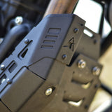 Auto Engina Aluminium Bash Plate for Royal Enfield Himalayan 450 with Black and Silver engine protection finish