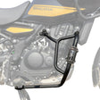 Auto Engina Crash Guard Leg Guard with integrated sliders for Royal Enfield Himalayan 450 in textured black finish