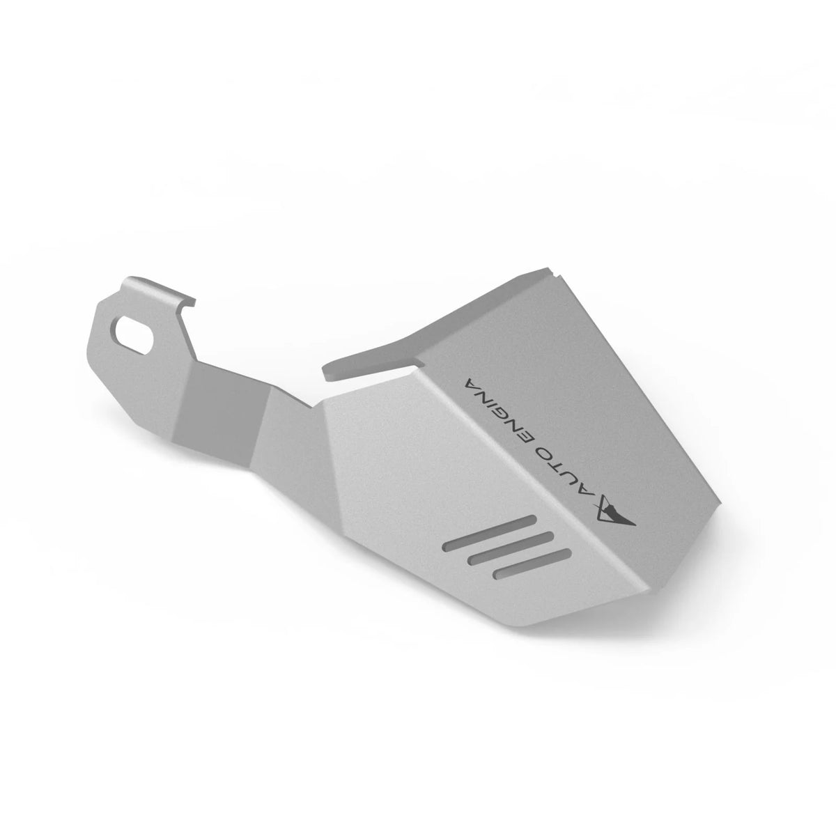 Auto Engina Silver Exhaust Heat Shield Extender for Royal Enfield Himalayan 450 Saddle Bag Protection